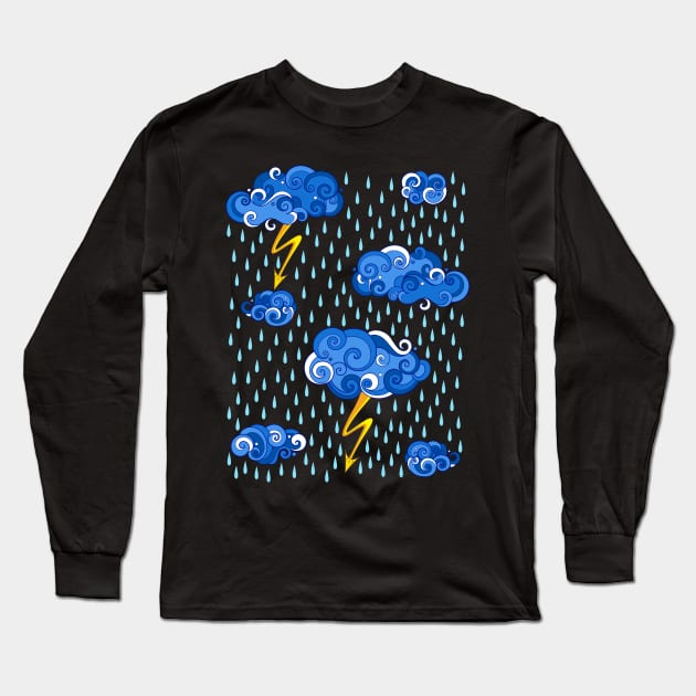Fairytale Weather Forecast Print Long Sleeve T-Shirt by lissantee